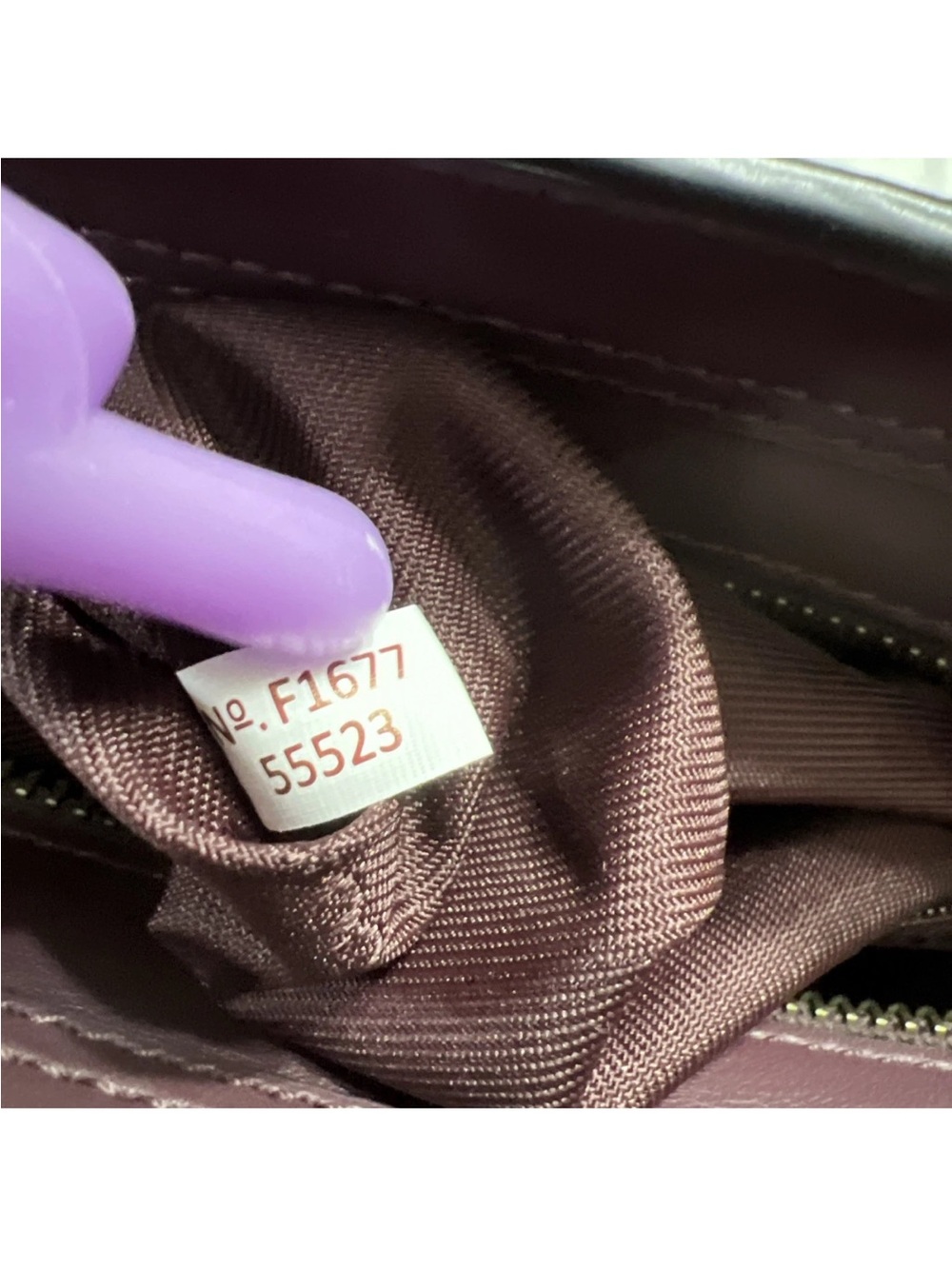 Coach 55523 Rogue 17 Tea Rose Raised Floral Applique Oxblood & Dust Bag - Picture 11 of 16